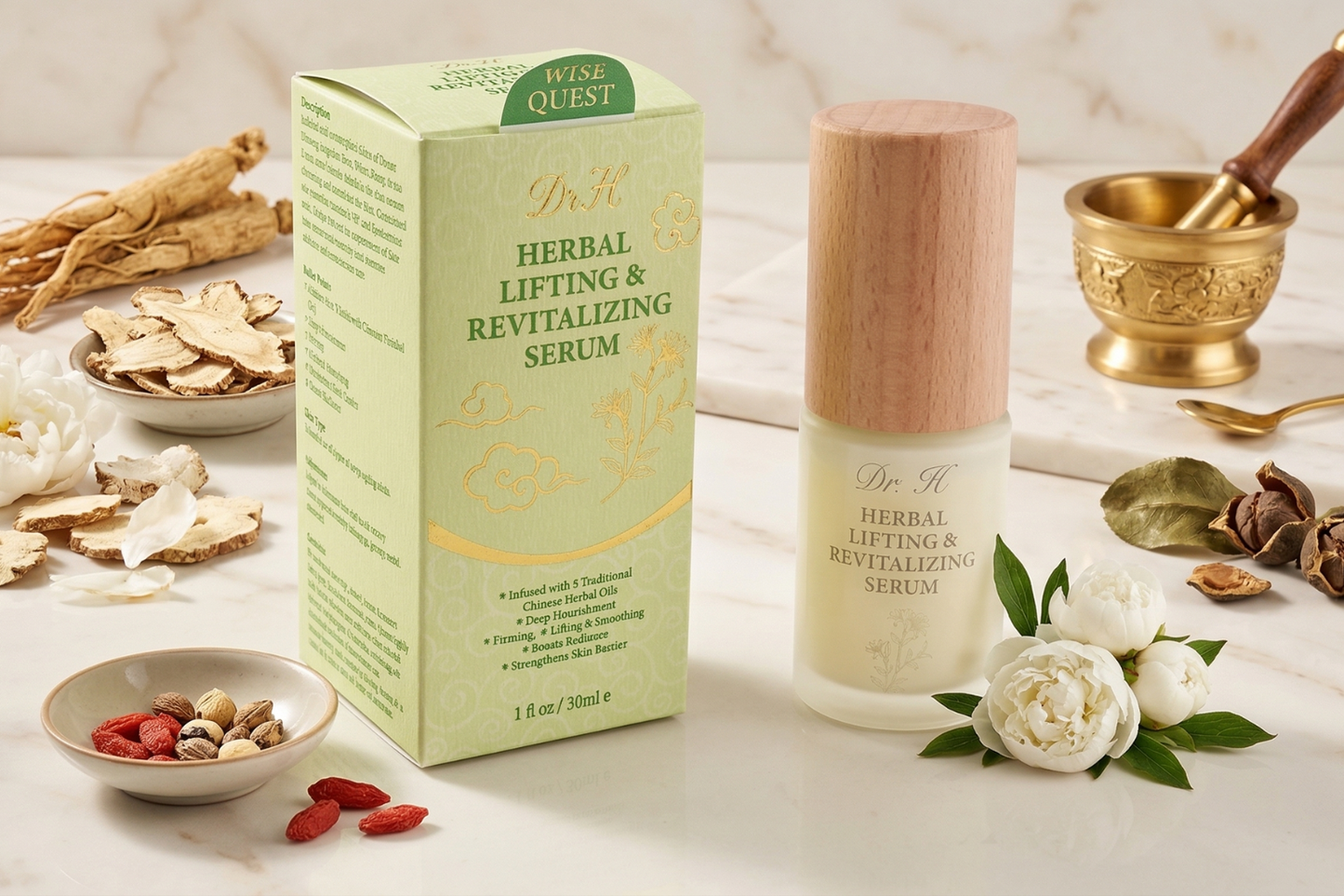 WISEQUEST Herbal Lifting & Revitalizing Serum
